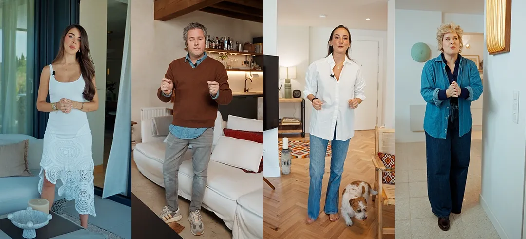 Collage de celebrities e influencers españoles temporada 2 de hogares seguros